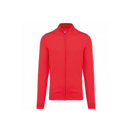 Kariban Strickjacke mit Reissverschluss  