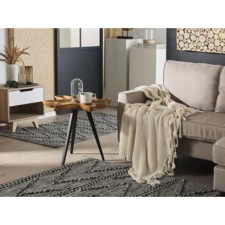 Beliani Tavolino en Legno di teak Retrò ELSA  