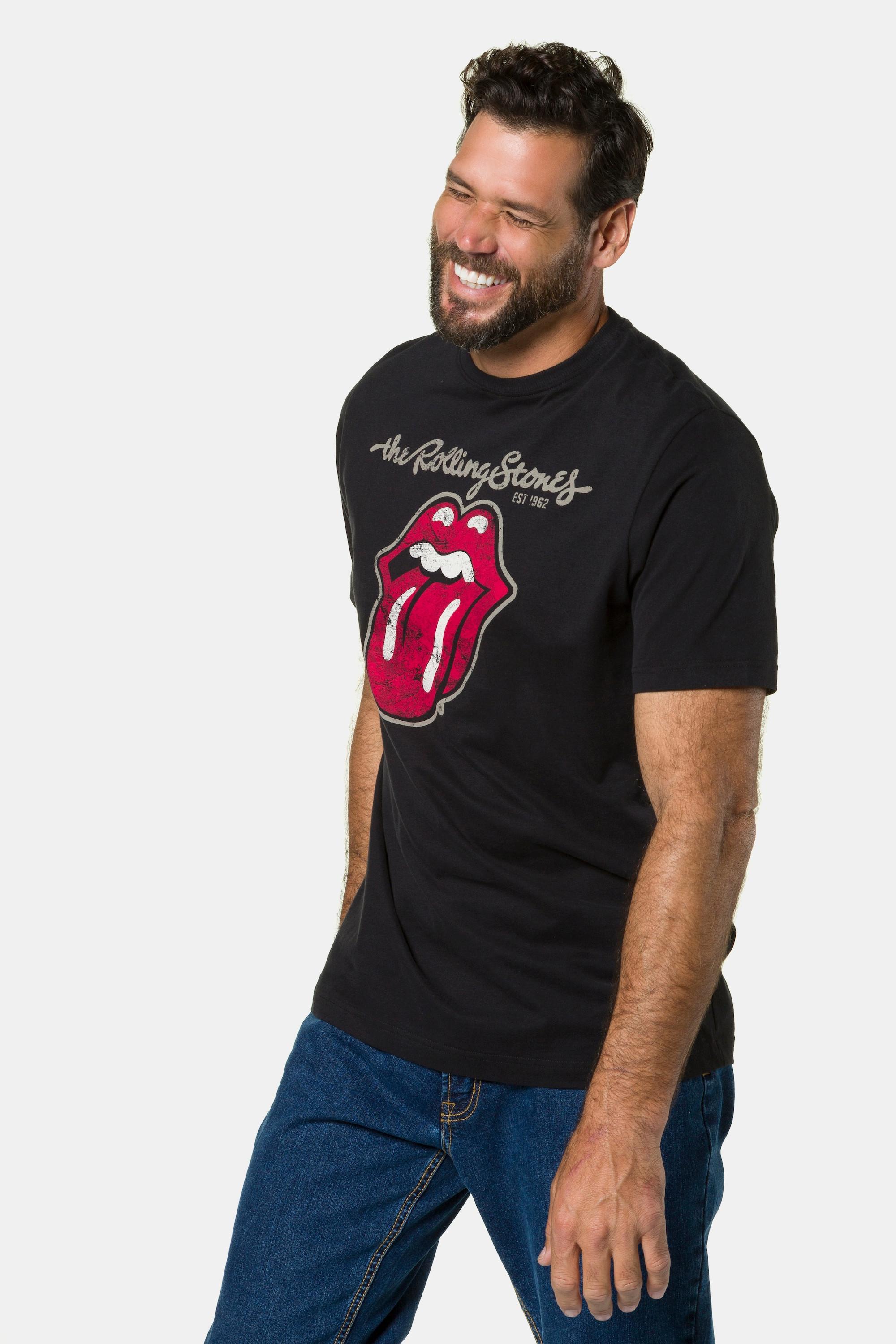 JP1880  T-shirt dedicata alla band Rolling Stones con mezze maniche 