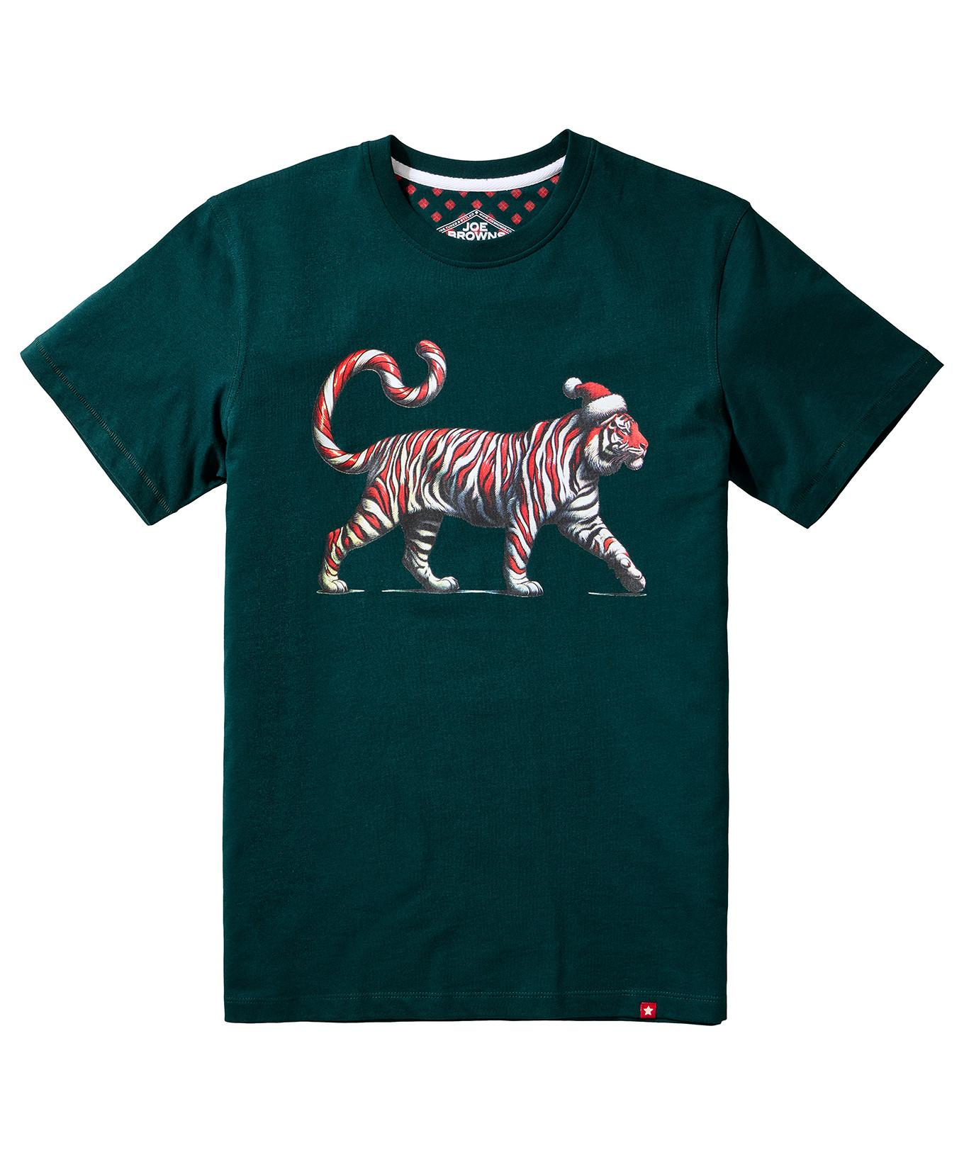 Joe Browns T-Shirt con motivo tigre e bastoncino di zucchero  