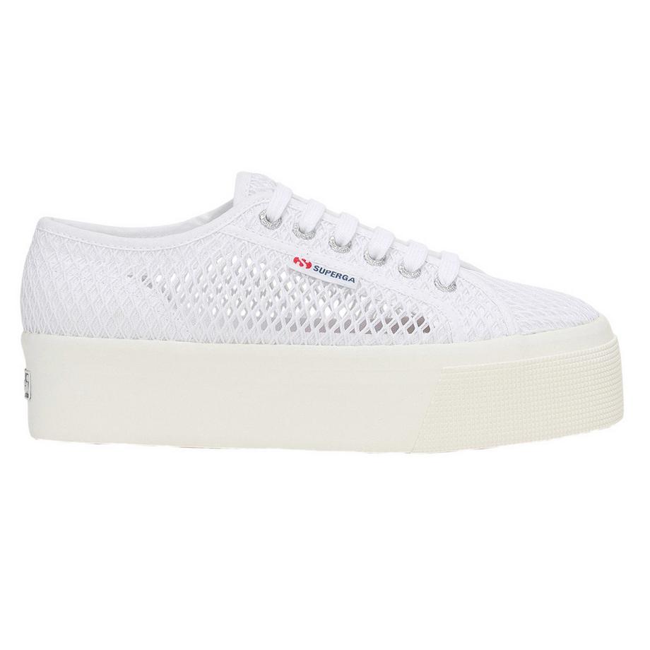 SUPERGA 2790 Netzmaterial Plateau Sneaker  