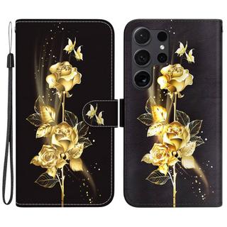 Cover-Discount  Galaxy S25 Ultra - Tasche Hülle mit Blüten Motiv 