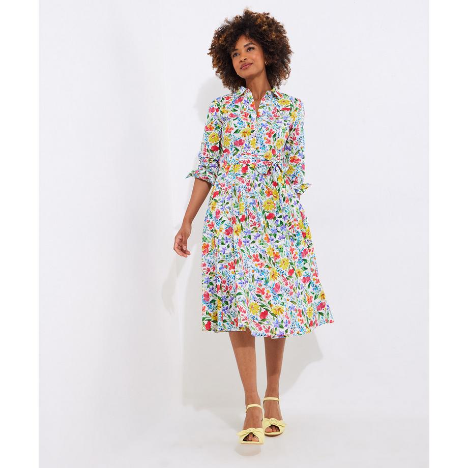 Joe Browns Hemdkleid mit Blumenmuster und Knopfleiste  