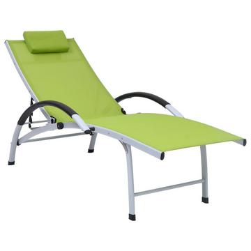 Chaise longue tissu