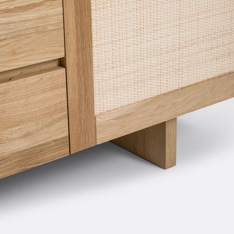 La Redoute Intérieurs Meuble double vasque cannage L145cm  