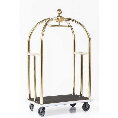 KARE Design Chariot à bagages VIP Vegas Gold  