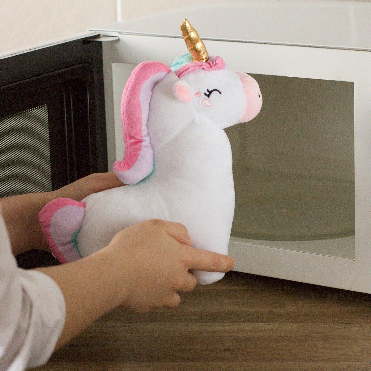 Novelty  Doudou chauffant Unicorn pour le micro-ondes 