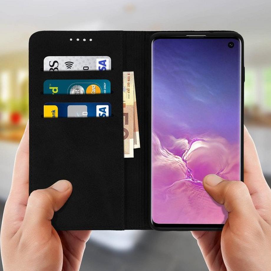 Avizar  Étui Folio porte carte Galaxy S10 