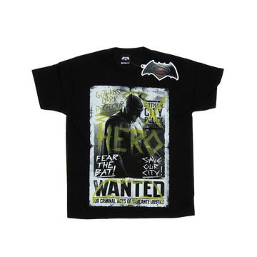 Batman v Superman Wanted Poster TShirt