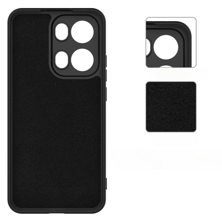 Cover-Discount  OPPO Reno13 Pro - Silikon Gummi Hülle mit Riemen 