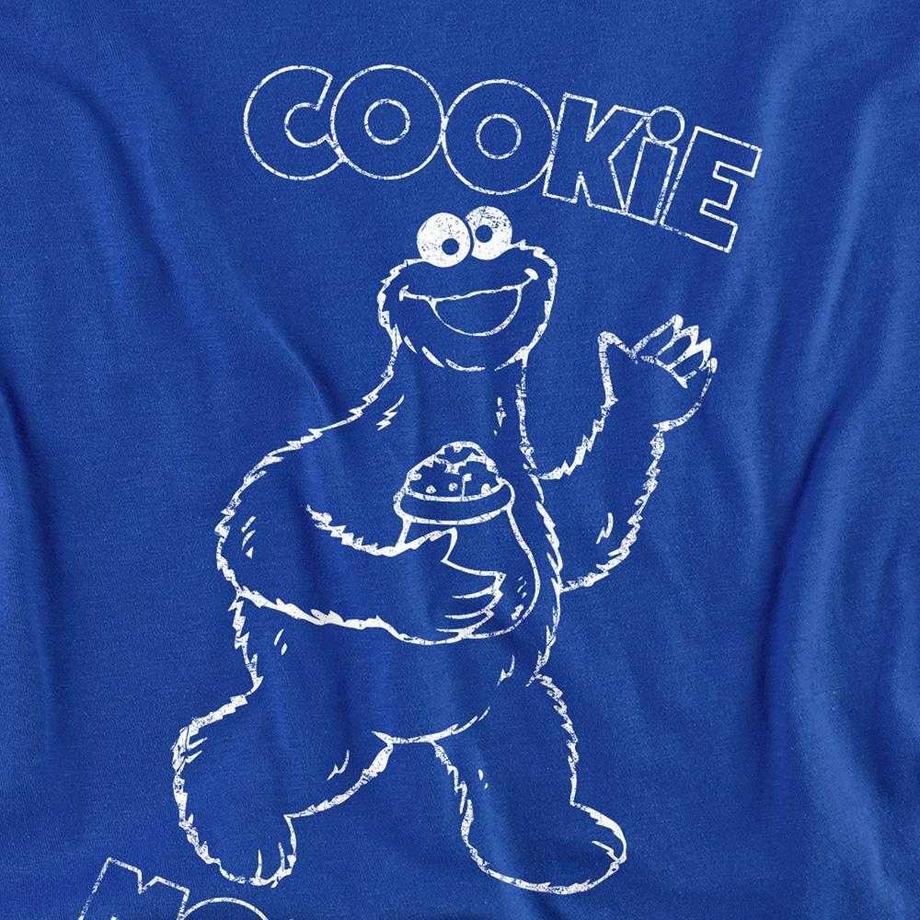 Sesame Street T-Shirt Manches Longues Cookie Monster  