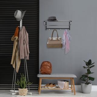 B2X Wandregal mit Hakenleiste  