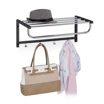 Wandregal mit Hakenleiste