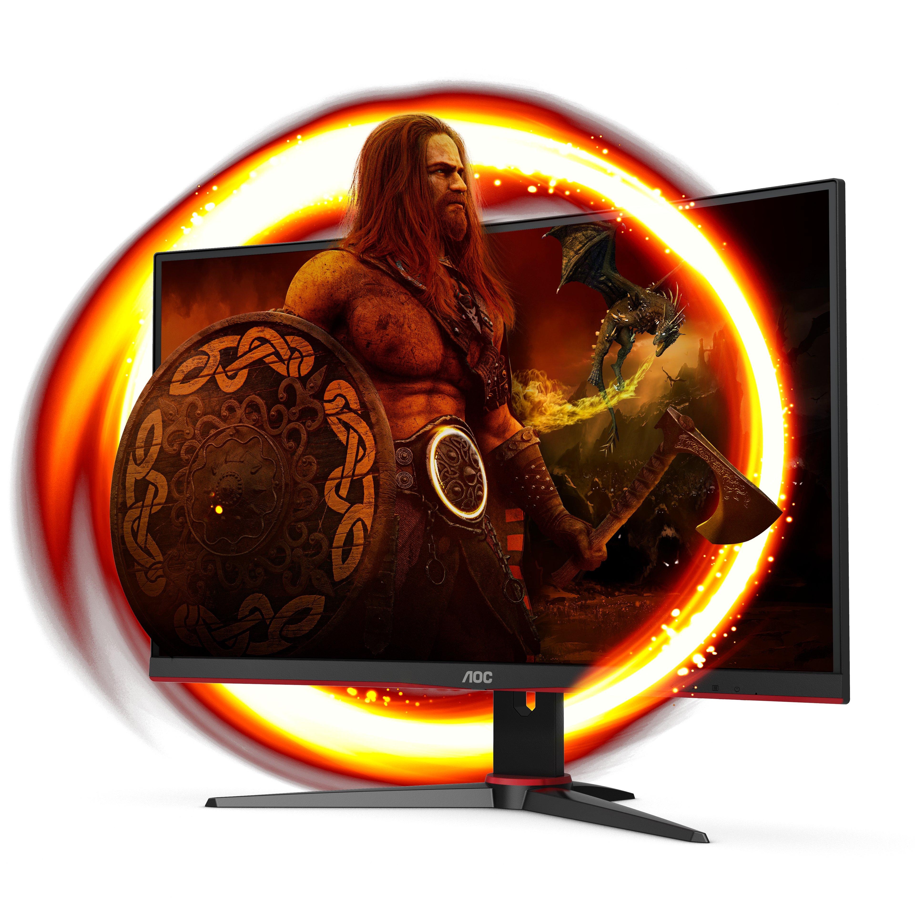 AOC  G2 C27G2ZE/BK écran plat de PC 68,6 cm (27") 1920 x 1080 pixels Full HD LED Noir, Rouge 