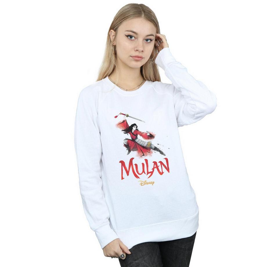 Disney Mulan Felpa con Stampa Grafica  