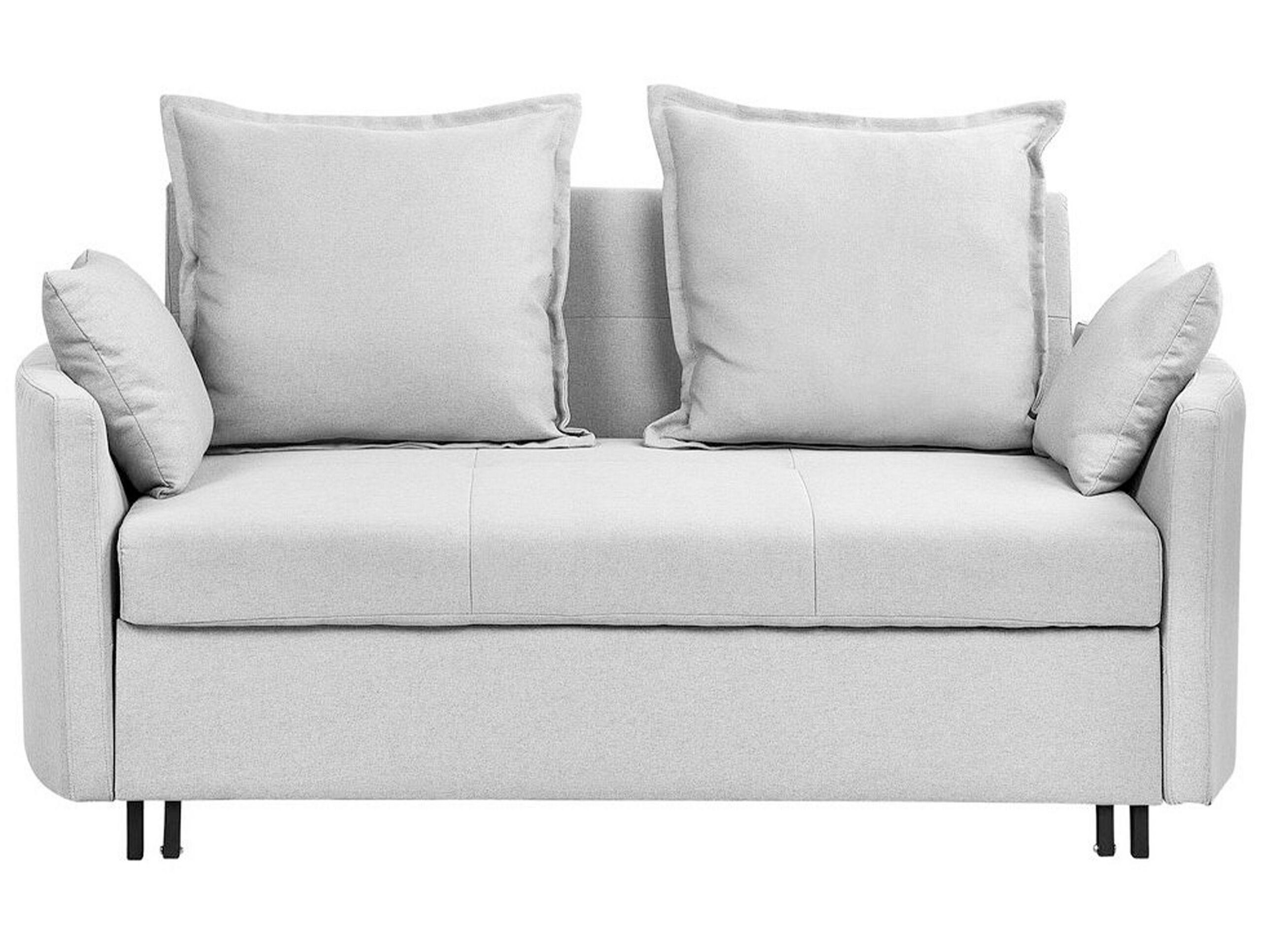 Beliani Schlafsofa aus Polyester Skandinavisch HOVIN  