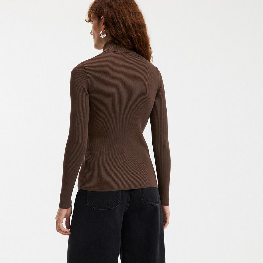 La Redoute Collections Feinstrick Rollkragenpullover  