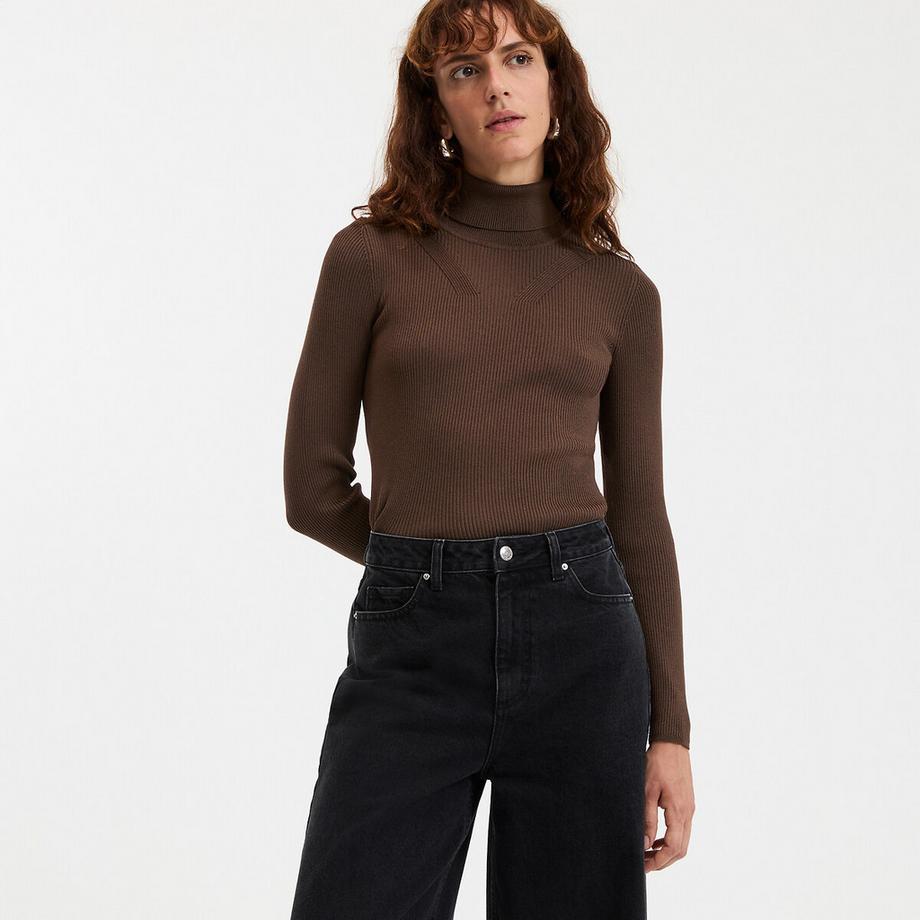 La Redoute Collections Feinstrick Rollkragenpullover  