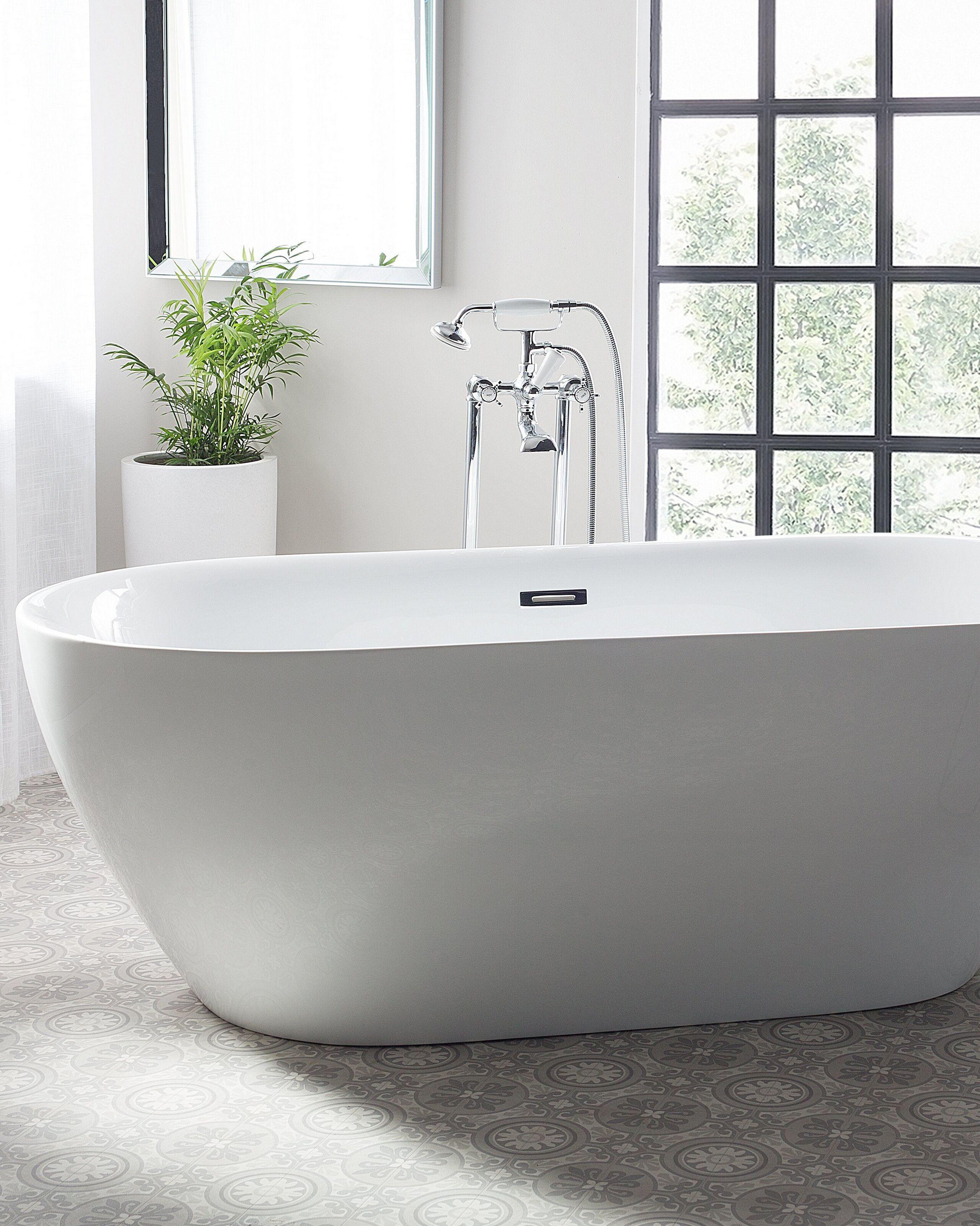 Beliani Freistehende Badewannenarmatur aus Messing Glamourös HEBBE  