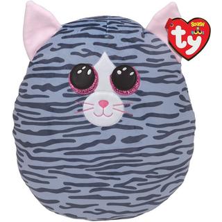 Ty Glubschi  Squish-A-Boo Katze Kiki Katze-Squish-A-Boo-14, Mehrfarbig, 31 cm 
