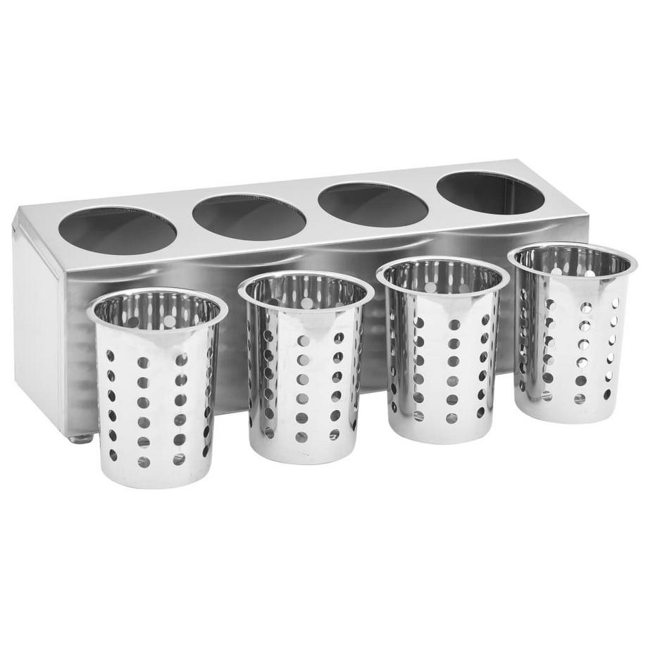 VidaXL Porte-couvert acier  