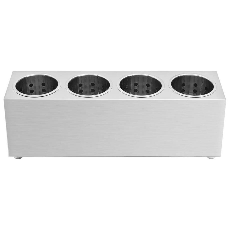 VidaXL Porte-couvert acier  