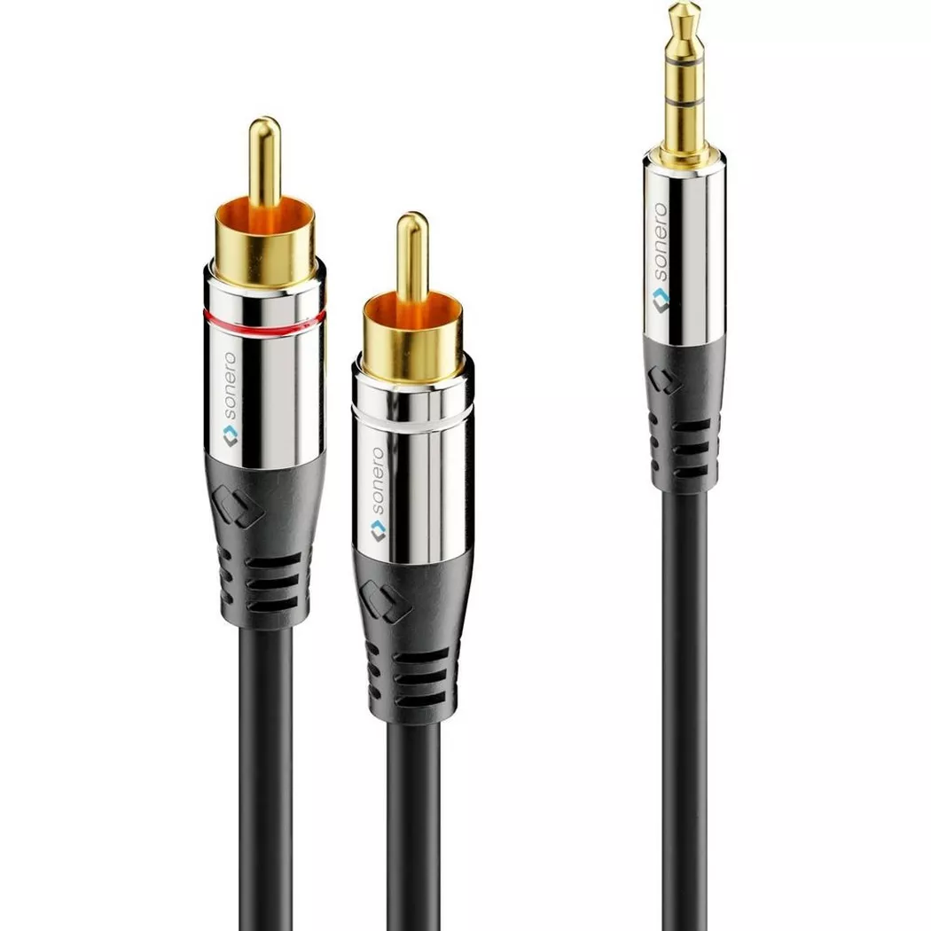 sonero Audio-Kabel 3.5 mm Klinke - Cinch 0.5 m