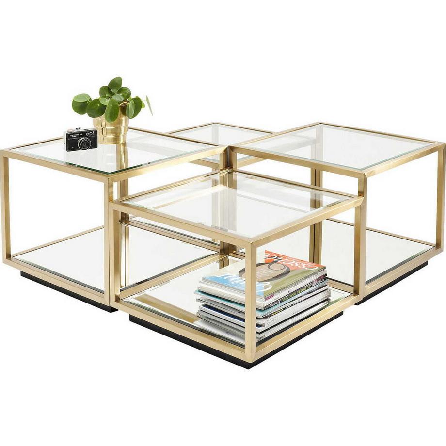 KARE Design Table basse Luig Goldi (4/set)  