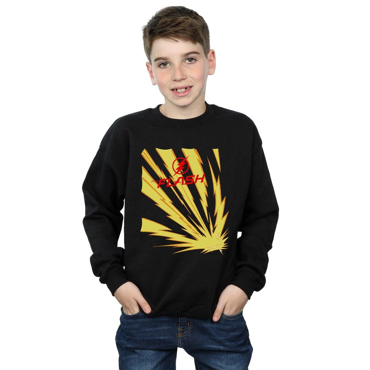 DC COMICS  The Flash Lightning Bolts Sweatshirt 