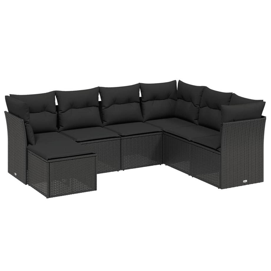 set divano da giardino Polirattan