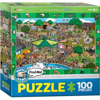 Eurographics  Puzzle Spot & Find - Ein Tag im Zoo 