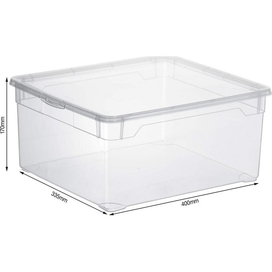 rotho Aufbewahrungsbox CLEAR 18L  