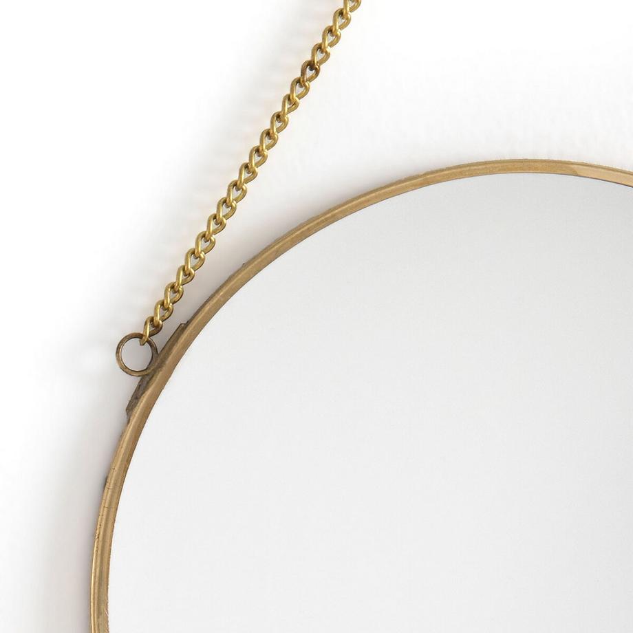 La Redoute Intérieurs Lot de 2 miroirs ronds laiton ou noir  