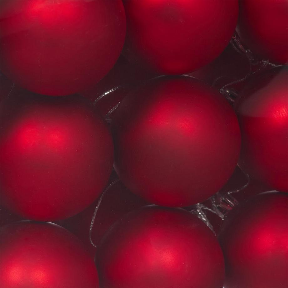 Northix Ensemble de 50 boules de Noël mates  