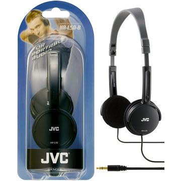 JVC HA-L50-B écouteur/casque Écouteurs Avec fil Arceau Musique Noir