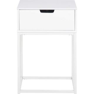 mutoni Table de nuit Myrta bois blanc  