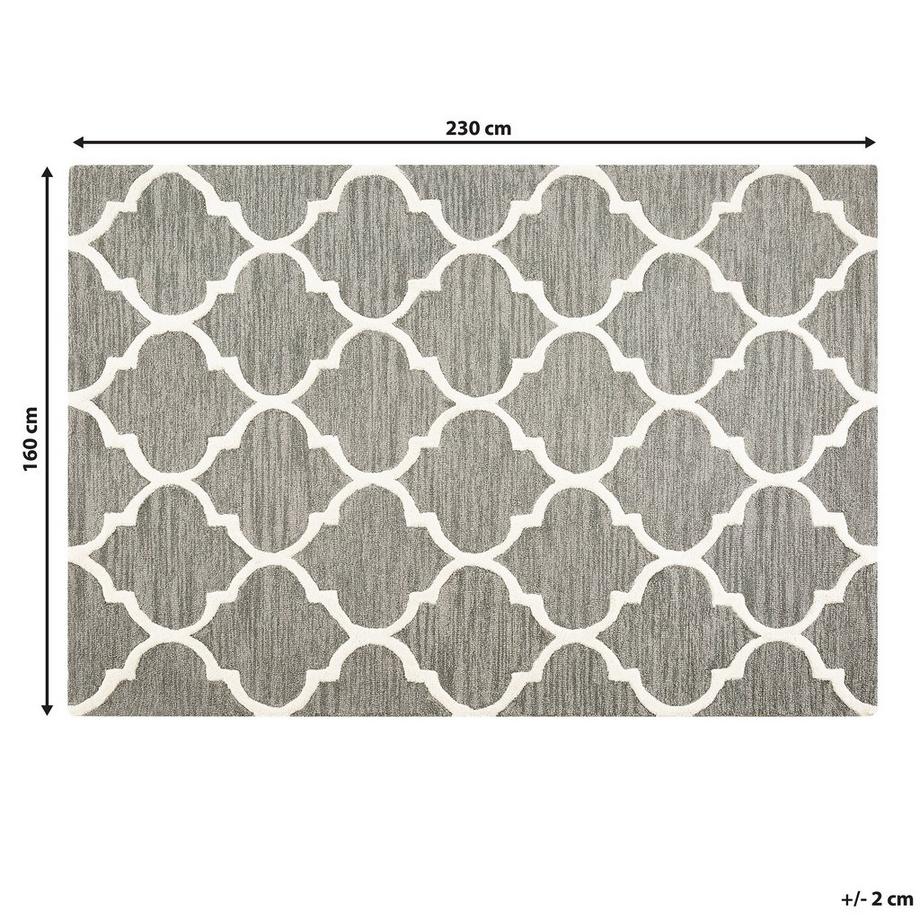 Beliani Tapis en Laine  YALOVA  