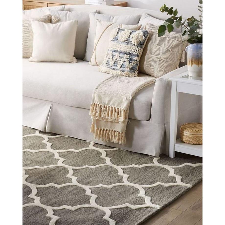 Beliani Tapis en Laine  YALOVA  