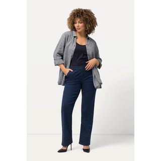 Ulla Popken Mandy Straight Leg Jeans Elastikbund  