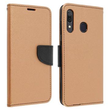 Fancy Cover für Samsung Galaxy A30 Gold