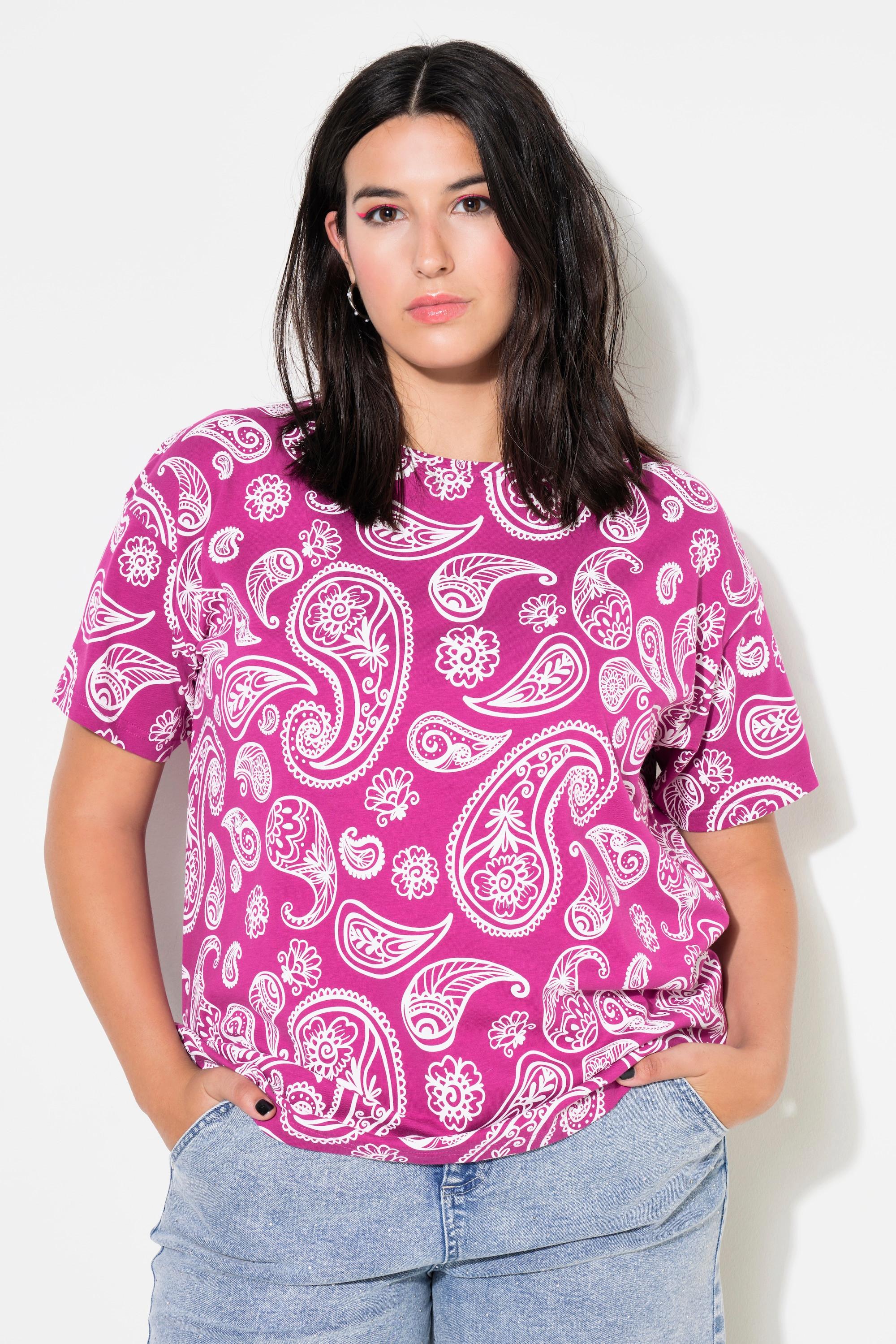 Studio Untold  T-shirt dal taglio oversize con stampa Paisley 