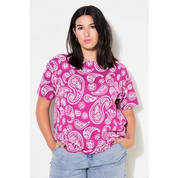 T-shirt oversize, imprimé cachemire