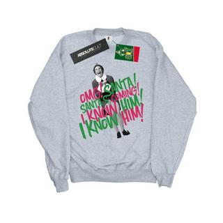 Elf  Santa's Coming Sweatshirt 