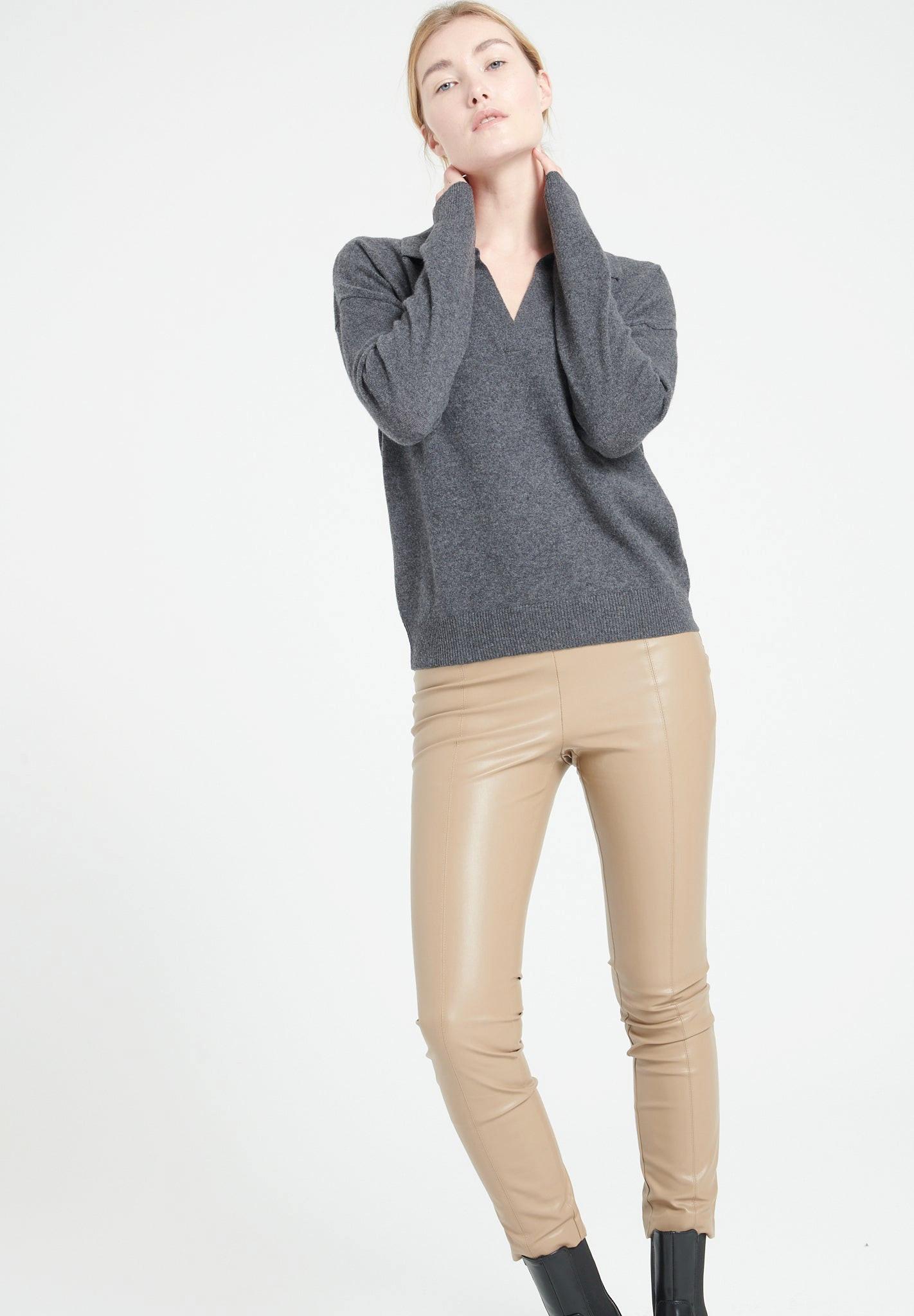 Studio Cashmere8 MIA 3 Langärmeliges Polo-Shirt  