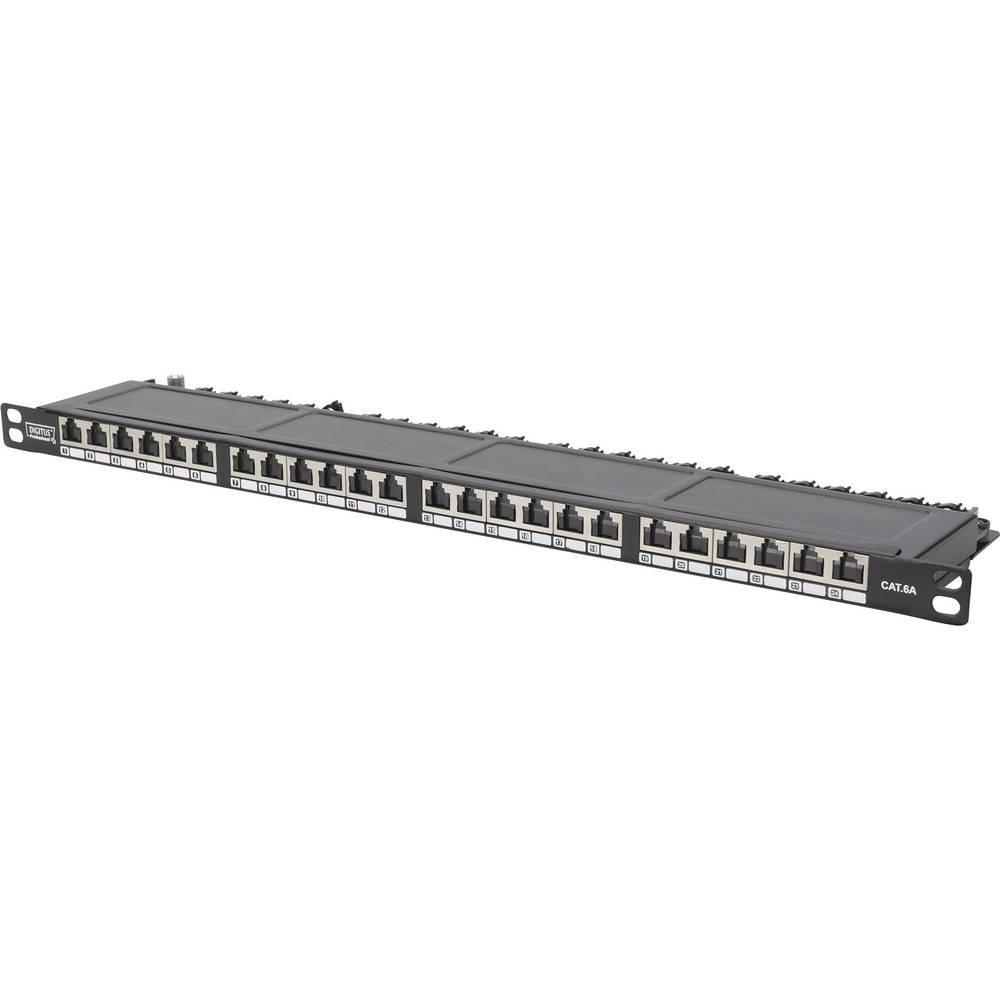 Digitus  24 Porte Patchpanel di rete 483 mm (19) CAT 6 0.5 U pronto all'uso 