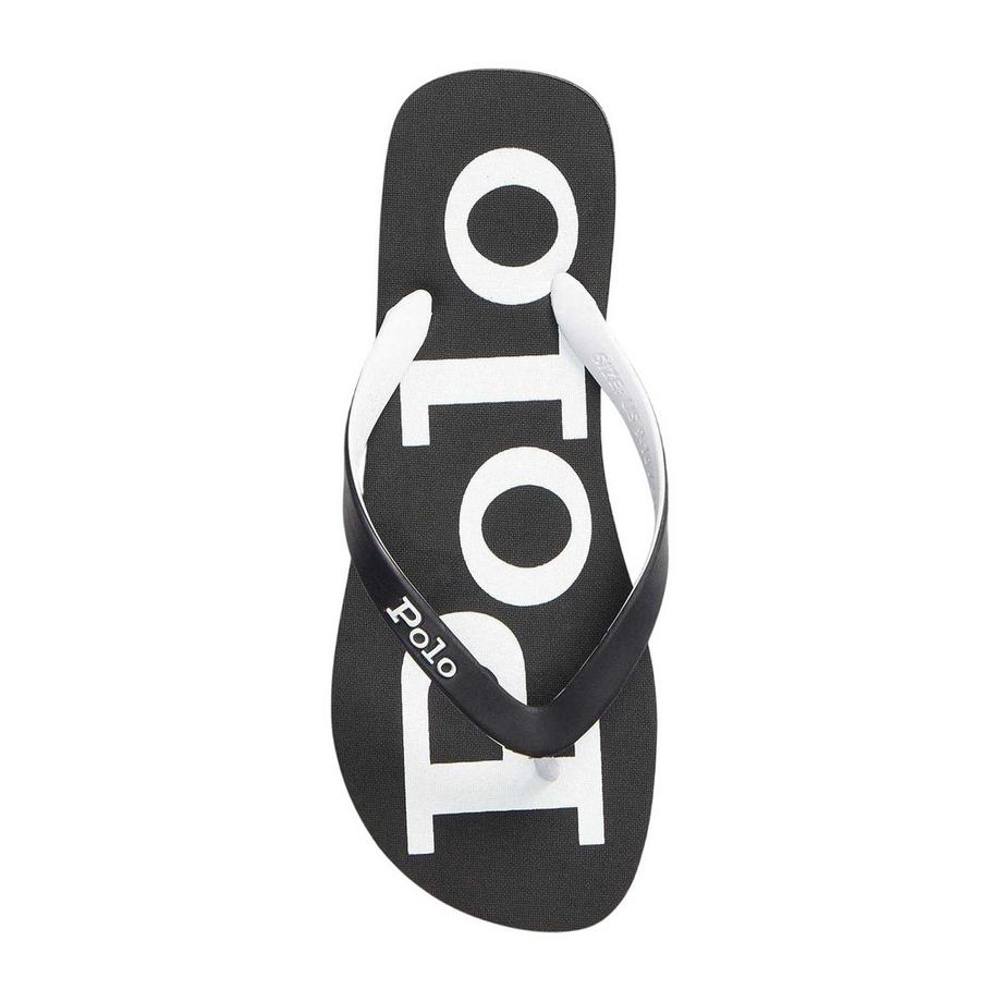 Ralph Lauren Flipflops mit Logo und Streifen  
