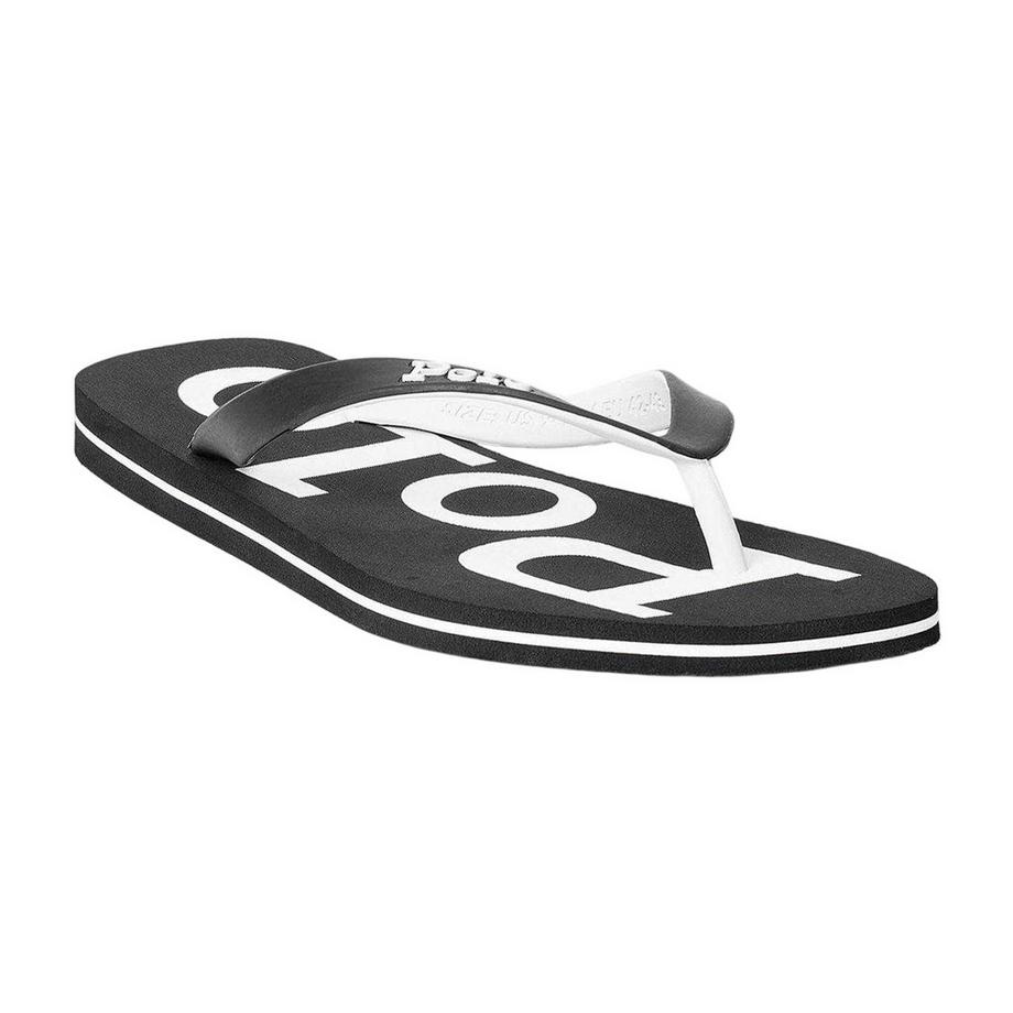 Ralph Lauren Flipflops mit Logo und Streifen  