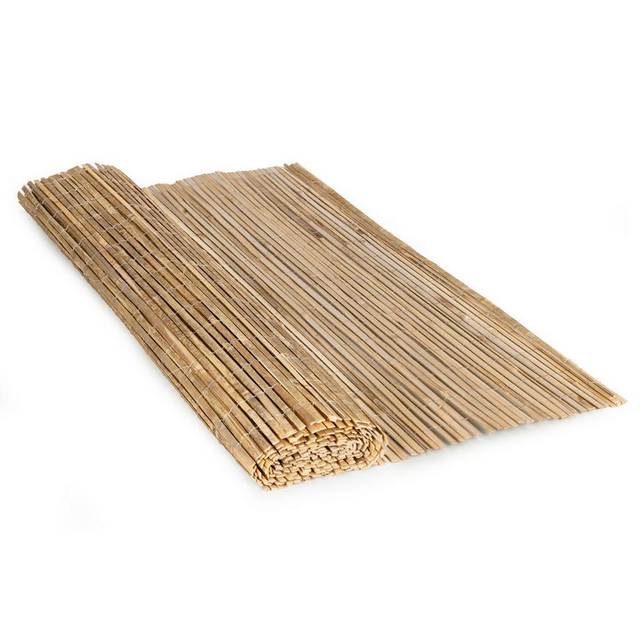 Northio Tappetino in bambù bifacciale 150x300 cm per balcone, terrazza, recinzione naturale MultiGarden  