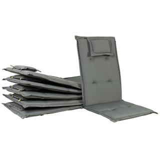 Beliani Set di 6 Cuscini Schiena/Seduta en Poliestere Scandinavo JAVA/AMANTEA  