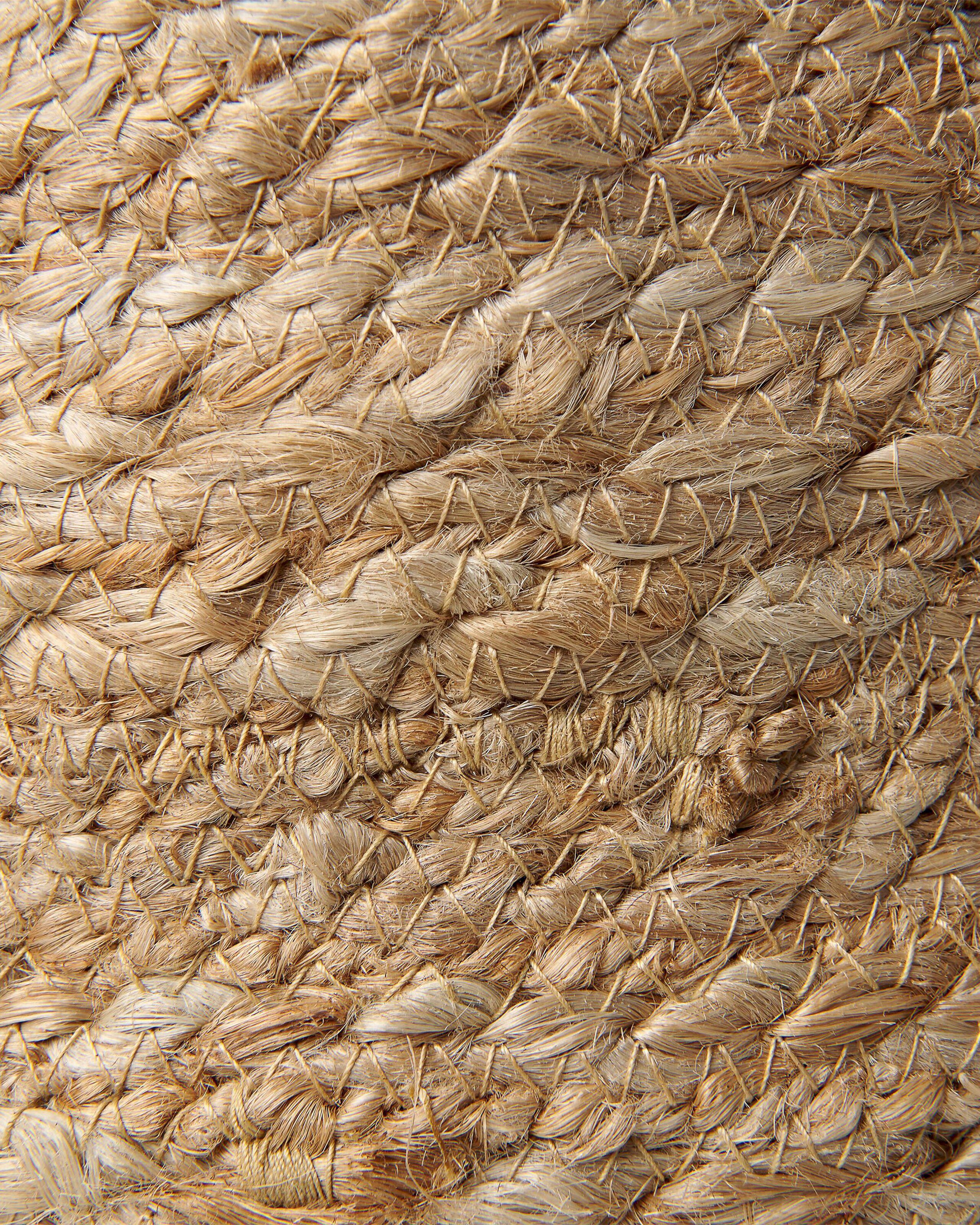 Beliani Lot de 2 paniers en Jute Boho KORNAK  